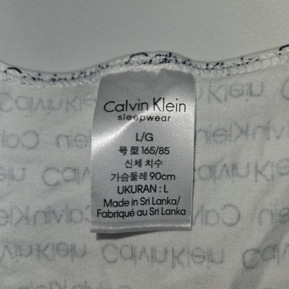 😴 Calvin Klein Sleepwear Racerback Tank Top - Size Large NWT - Picture 5 of 8